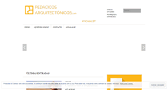 Desktop Screenshot of pedacicosarquitectonicos.com